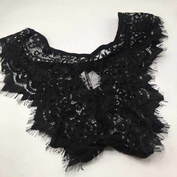 Black lace bra and brazilian cheeky panty set - Picture 5 of 5